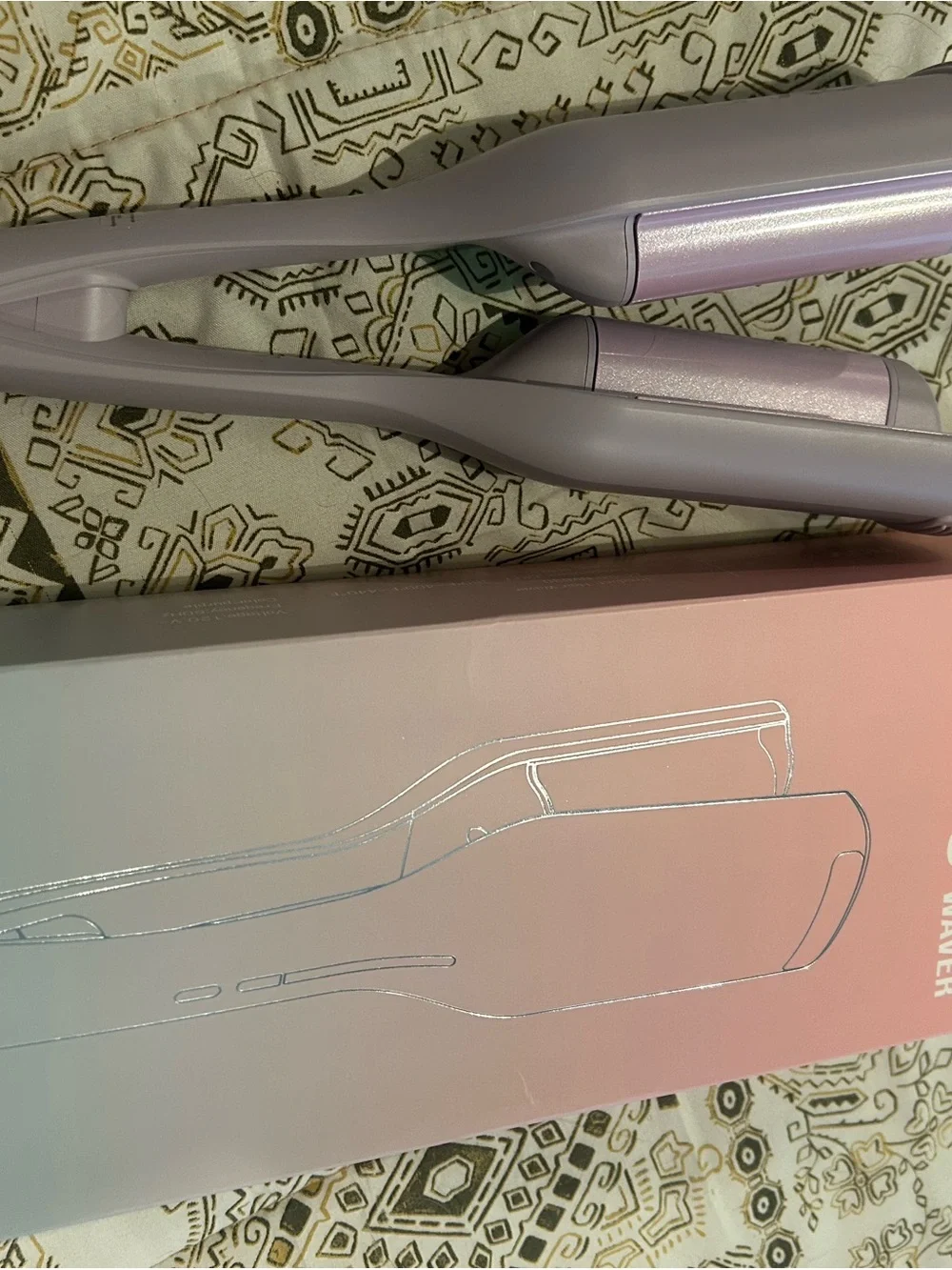 Purple OVUS Hair Straightening Brush